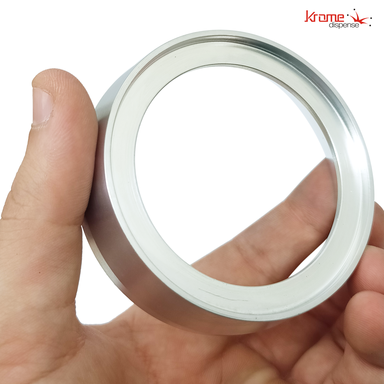 Aluminium Dosing Ring Krome Dispense