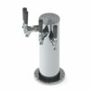 4" Column Tower with 1/4" Column Shank - 4 Faucet - SS Polished - Air Cooled C1541 Kromedispense