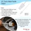 28" Plastic Mash Paddle C6528 kromedispense