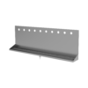 36" x 6" x 14" Shank Mounted Drip Tray - Brushed Stainless - With Drain - 10 Faucets C4170 kromedispense