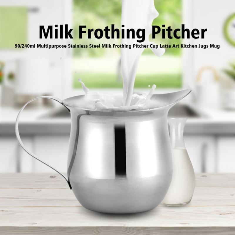 Milk Cream Pitcher Mini Stainless Steel Milk Frothing Pitcher