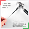 7" Steam Wand Cleaning Brush - (7.5mm ID) C644X25 kromedispense
