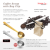 Coffee Scoop with Bag Clip - Vibrant Gold C2448 kromedispense