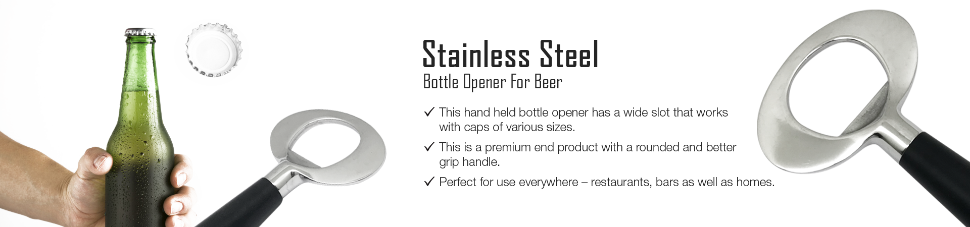 Hand Bottle Opener -Premium