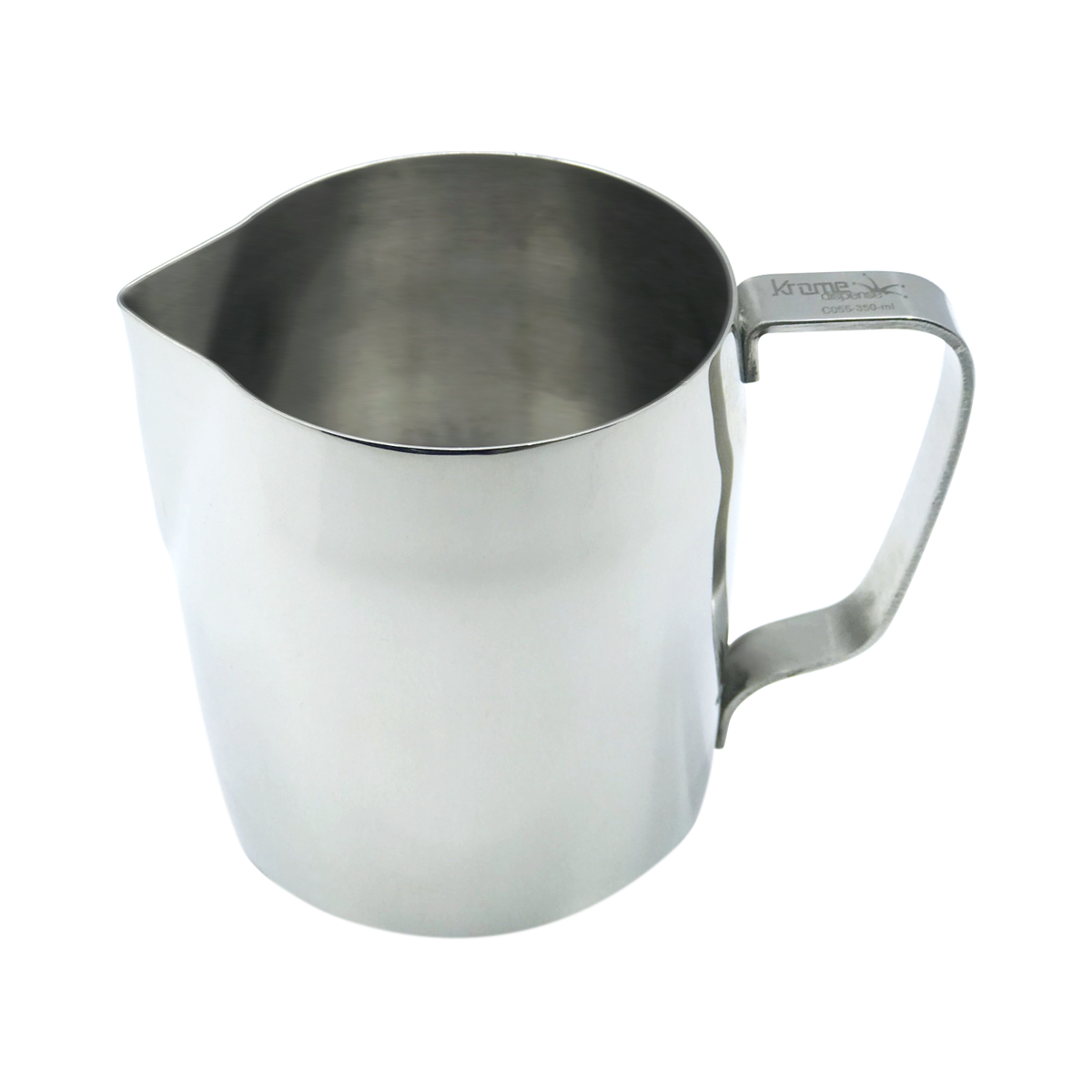 Stainless steel milk pitcher 13.5Oz, 400ml Krome Dispense
