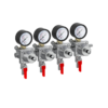 Precision Secondary CO2 Gas Regulators 4 Outlet