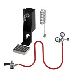 Clamp-On Draft Beer Tower Kit with Drip Tray