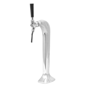 Wine Tower - 1 Faucets with 100% SS 316 Contact - Polished Chrome - Air Cooled C1431 Kromedispense