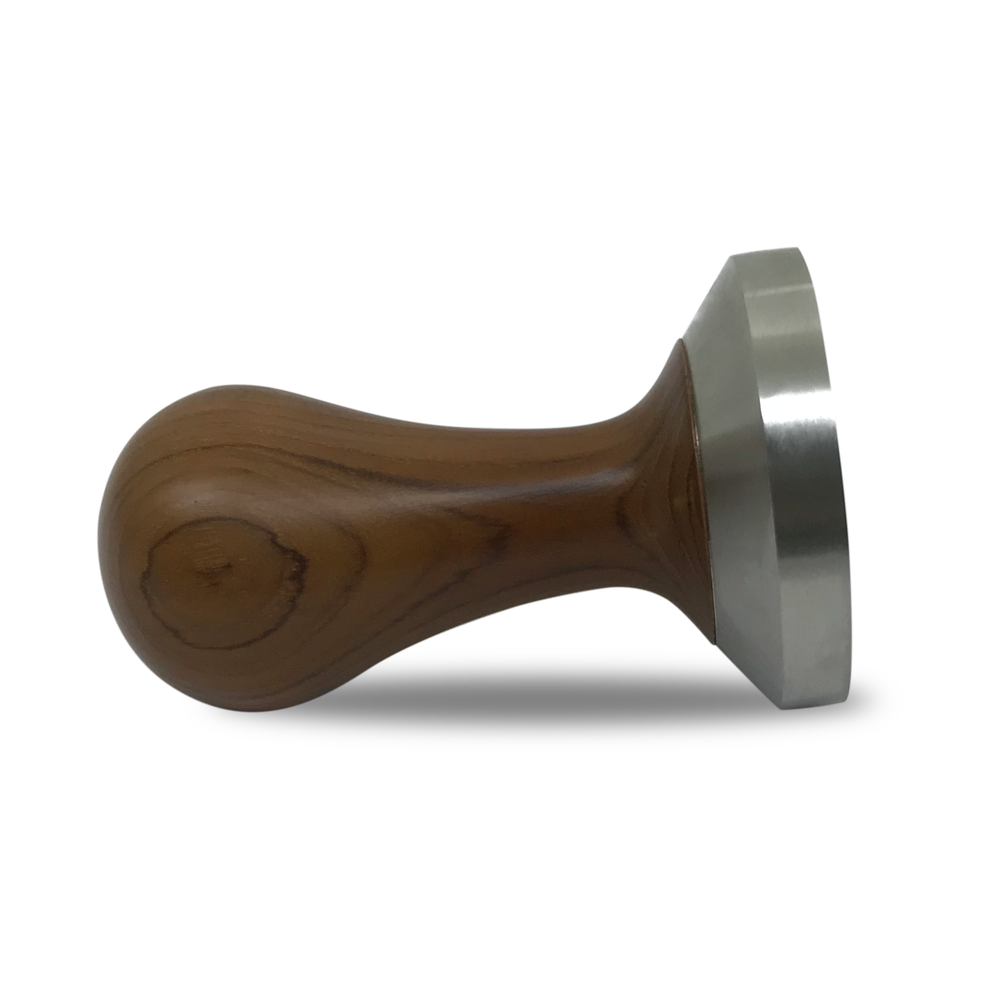 Coffee Tamper 54mm Wooden Handle Krome Dispense