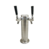 Deluxe Two Keg Tower Kegerator Conversion Kit with 100% Stainless Steel Contact C3108 kromedispense