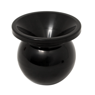 Black Small Cupping Spittoons C3546 kromedispense