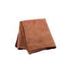 16" x 16" Square Brown Microfiber Towel C3547 kromedispense