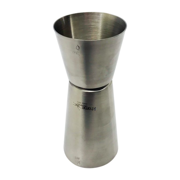 Large Double Jigger 1 Oz x 2 Oz Krome Dispense