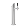 3" Taper Cut Tower- 100% SS contact - 1 Faucet - SS Polished - Air Cooled C912 Kromedispense