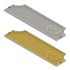 Cut-Out Surface Drip Trays With Rinser