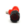 Disconnect Out Liquid Pin Lock - 1/4" Barbed (Red) C6557 kromedispense