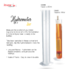 100ml Plastic Hydrometer Test Jar Measuring Cylinder for Beer Homebrew C6497 kromedispense