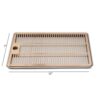 12″ x 7″ Aluminium Surface Drip Tray- Brushed Copper – Without Drain C4006 kromedispense