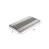 14" x 6" Surface Drip Tray - Brushed Stainless - Without Drain C607 kromedispense