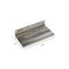 12" x 6" Wall Mount Drip Tray - Brushed Stainless - Without Drain C612 Kromedispense