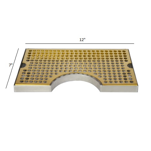 19 Surface Mount Cut-Out Drain Tray, 7.5 Column