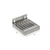 6" x 4" Wall Ma6" x 6" Wall Mount Drip Tray - Brushed Stainless - Without Drain C602 Kromedispenseount Drip Tray - Brushed Stainless - With Drain C809 kromedispense