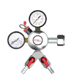 Primary Precision Plus CO2 Regulator with 2 Outlet – CGA