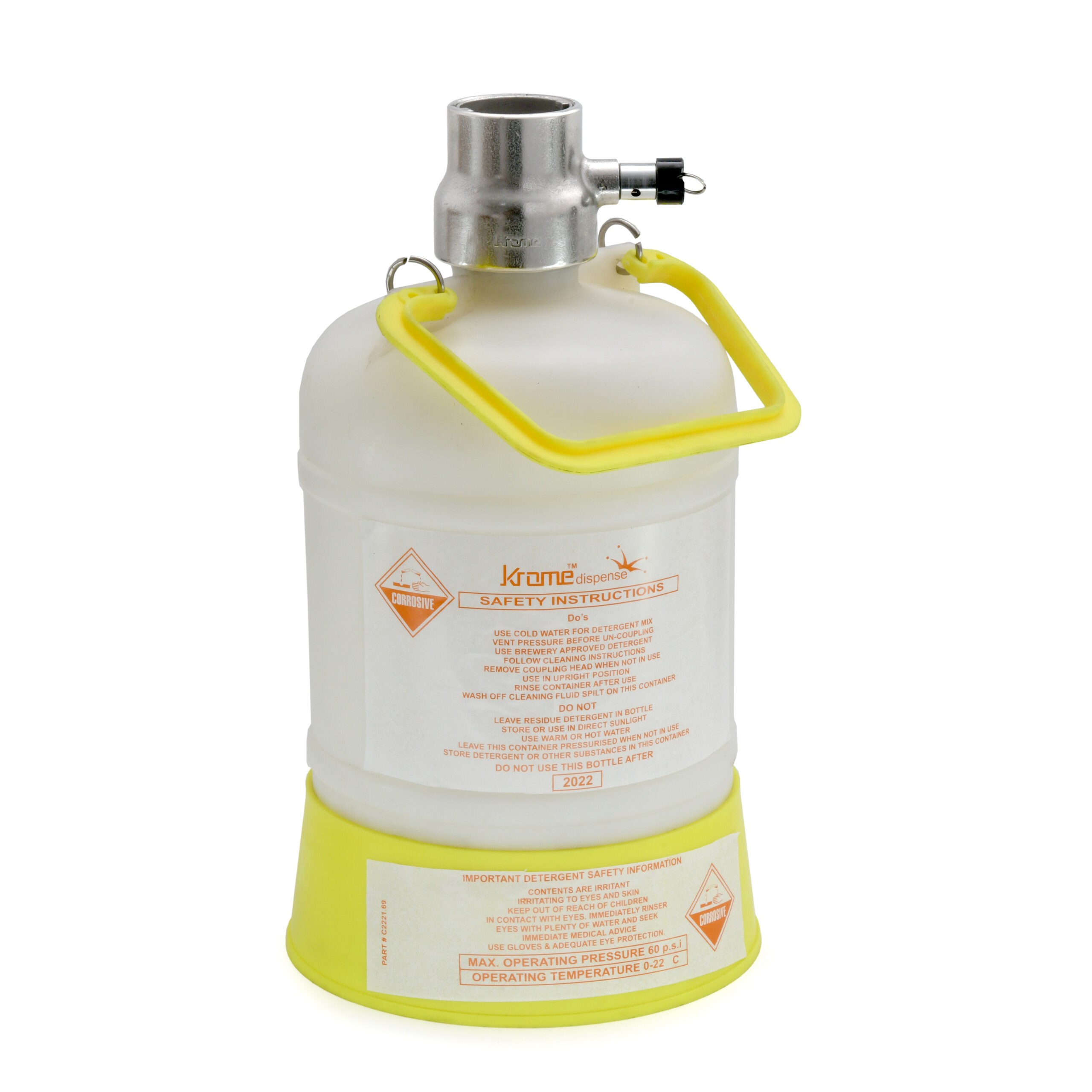 A TYPE Beer Line Cleaning Bottle 5 Litre 