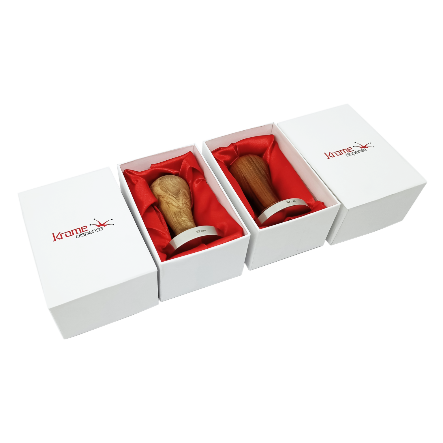 Krome Dispense » Coffee Tamper 50mm Wooden Handle