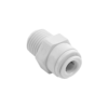 Plastic Quick 3/8" Inlet x 1/2" NPTF Male Connector