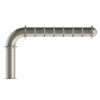 BrewXpipe Elbow Tower - 6 Faucet - Brushed Stainless - Glyco Cold Technology C1099 Kromedispense