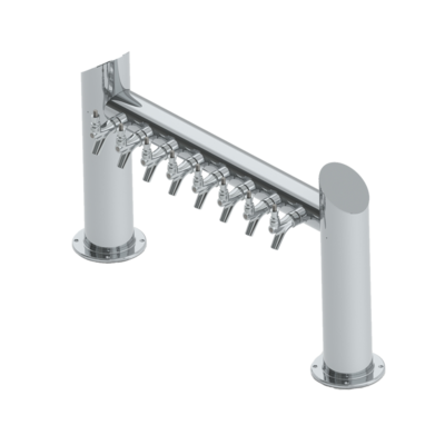 Overpass Tower - 8 Faucets - SS Polished - Glyco Cold Technology C1408 Kromedispense