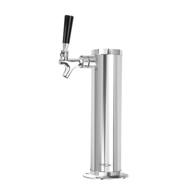 3″ Column Tower – 1 Faucet – 100% SS Polished – Air Cooled C273 kromedispense