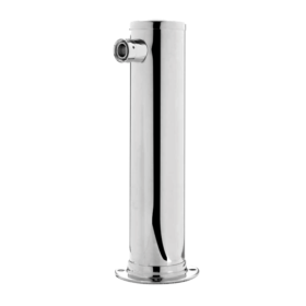 3″ Column Beer Tower – 1 Faucet – SS Polished – Air Cooled (Without Faucet) C173.NOF kromedispense