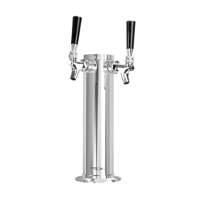 3″ Column Tower – 2 Faucet – SS Polished – Air Cooled C175 Kromedispense
