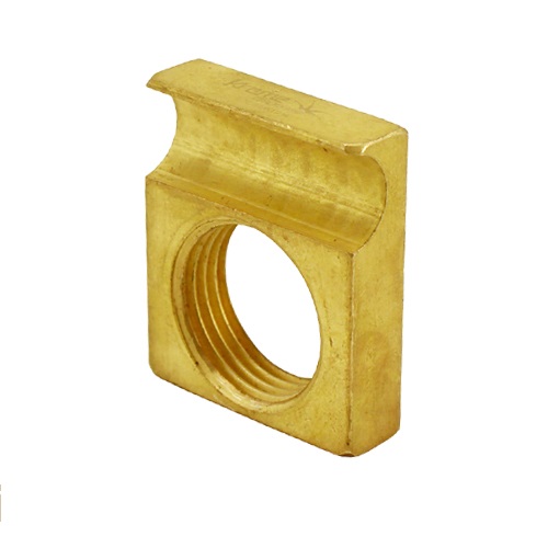 Square Brass Cold Block - Vibrant Gold Finish C228 Kromedispense