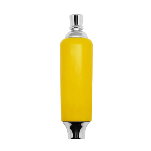 Yellow Plastic Tap Handle With Ferrule And Finial C266 Kromedispense