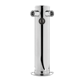 3″ Column Tower – 3 Faucets – 100% SS Polished – Air Cooled ( Without Faucet ) C275.NOF Kromedispense