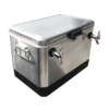 Steel Belted Jockey Box Coil Cooler - 2 faucet C4020 kromedispense