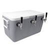 100Qt. Jockey Box Coil Cooler - 3 Side & Centre Mounted Faucets - Grey C4103 kromedispense
