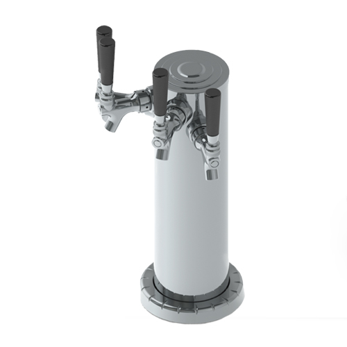 4" Column Tower - 4 Faucets With 100% SS Contact - SS Polished - Air Cooled C559 Kromedispense