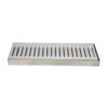 12" x 5" Surface Drip Tray - Brushed Stainless - Without Drain C606 kromedispense