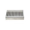 6" x 5" Surface Drip Tray - Brushed Stainless - Without Drain C611 kromedispense