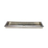 15-5/8″ x 6″ Flanged Mount Drip Tray – Brushed Stainless – With Drain C623 Kromedispense