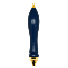 Pub Style Handle With Gold Fittings-Navy Blue C674 Kromedispense