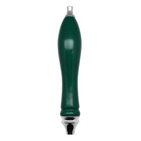 Pub Style Handle with silver fittings-Green C684 Kromedispense