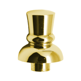 Top Hat Finial-Gold Coloured C688 Kromedispense