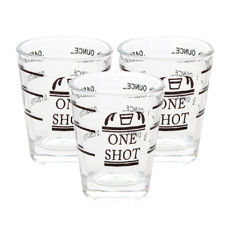 Coffee shot glass with measurement || Krome Dispense