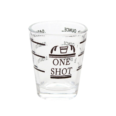 SHOT GLASS "ONE SHOT" PROFESSIONAL LINED MEASURE C7045 kromedispense