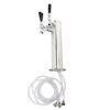 4" Column Tower - 3 Faucets - SS Polished - Air Cooled w/o Cover Plate C1522 Kromedispense